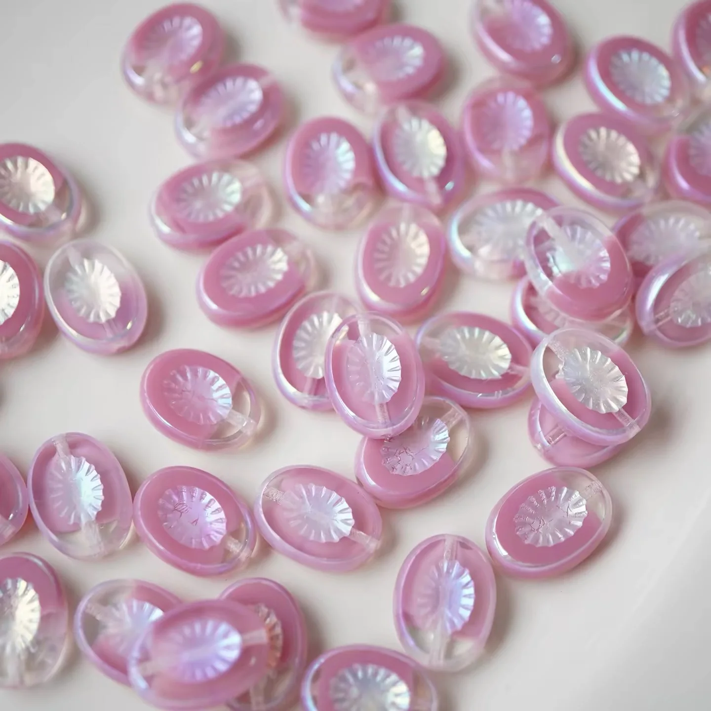10pcs   10*14mm (Multiple colors)  Hand beadeds DIY jewelry necklace earrings bracelet accessories