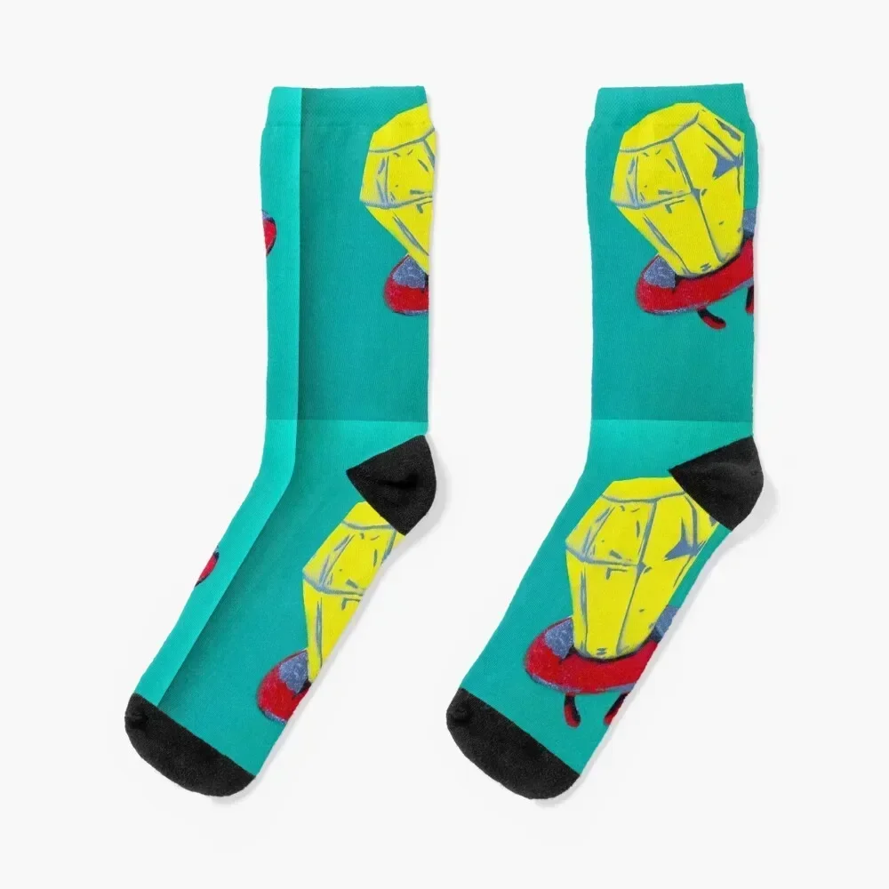 

Yellowring pop Socks Running retro Woman Socks Men's