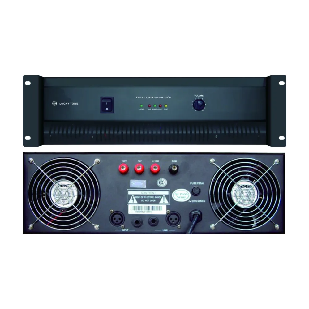 Aliexpress Professional 1000W/1500W Powerful Booster PA Amplifier With Steady and Powerful Performance