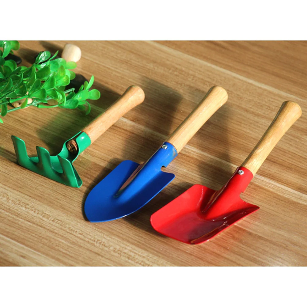 

3pcs Portable Tool Set Lightweight Ergonomic Design For Easy Planting Digging Small Garden Shovel Mini Garden Rake Gardening
