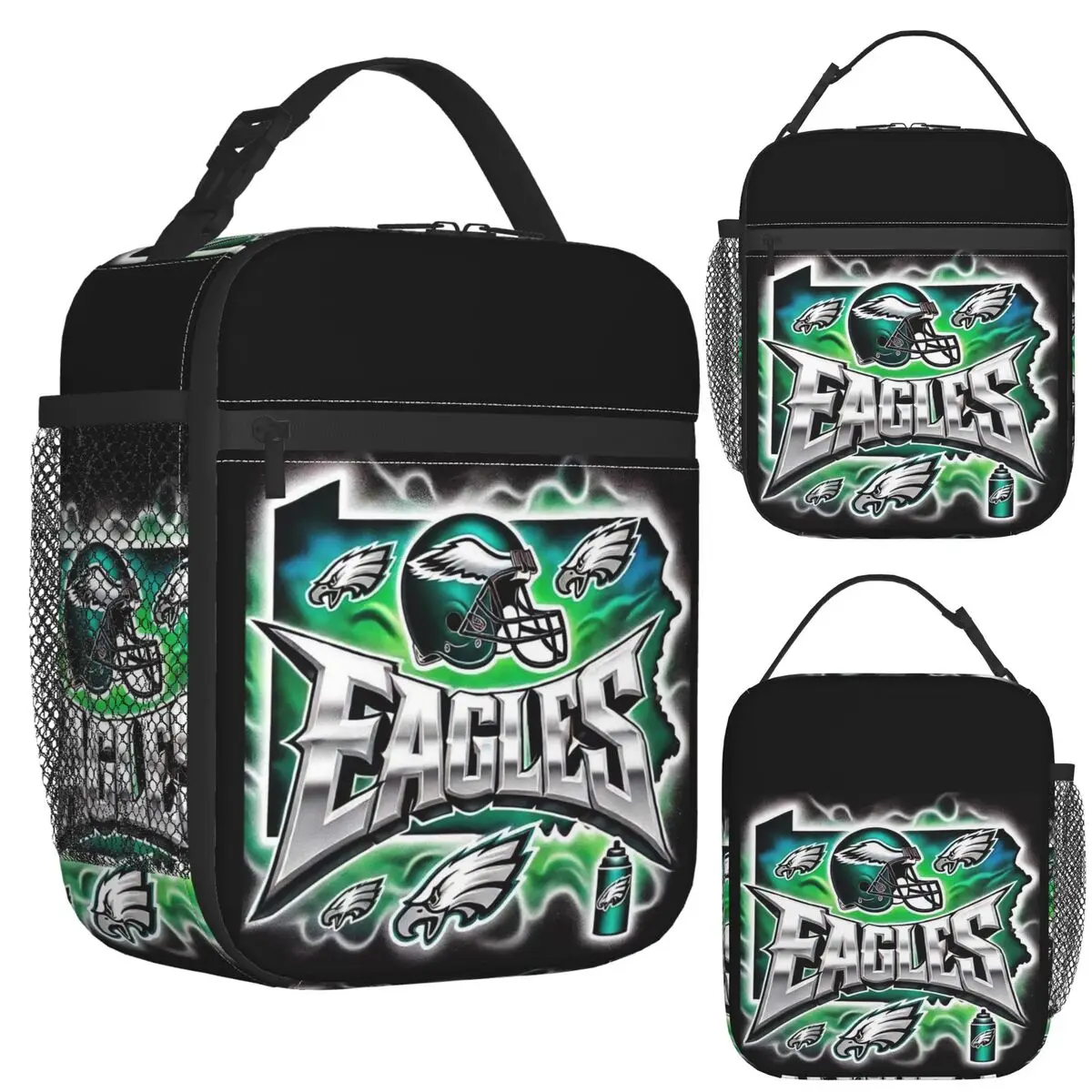 

Популярная изолированная сумка для обеда с оглы-филадельфией для хранения пикника, коробки для еды, герметичный контейнер-холодильник, термосумка для обеда