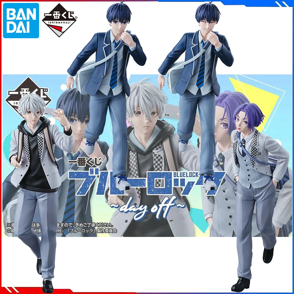 

Original Bandai Spirits Ichiban Kuji Blue Lock Isagi Yoichi Nagi Seishirou Mikage Reo Anime Figure Collection Series Toy Model