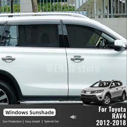 For Toyota RAV4 XA40 2012-2018 Magnetic Car Sunshade Shield Front Windshield Frame Curtain Rear Side Window Sun Shade RAV 4