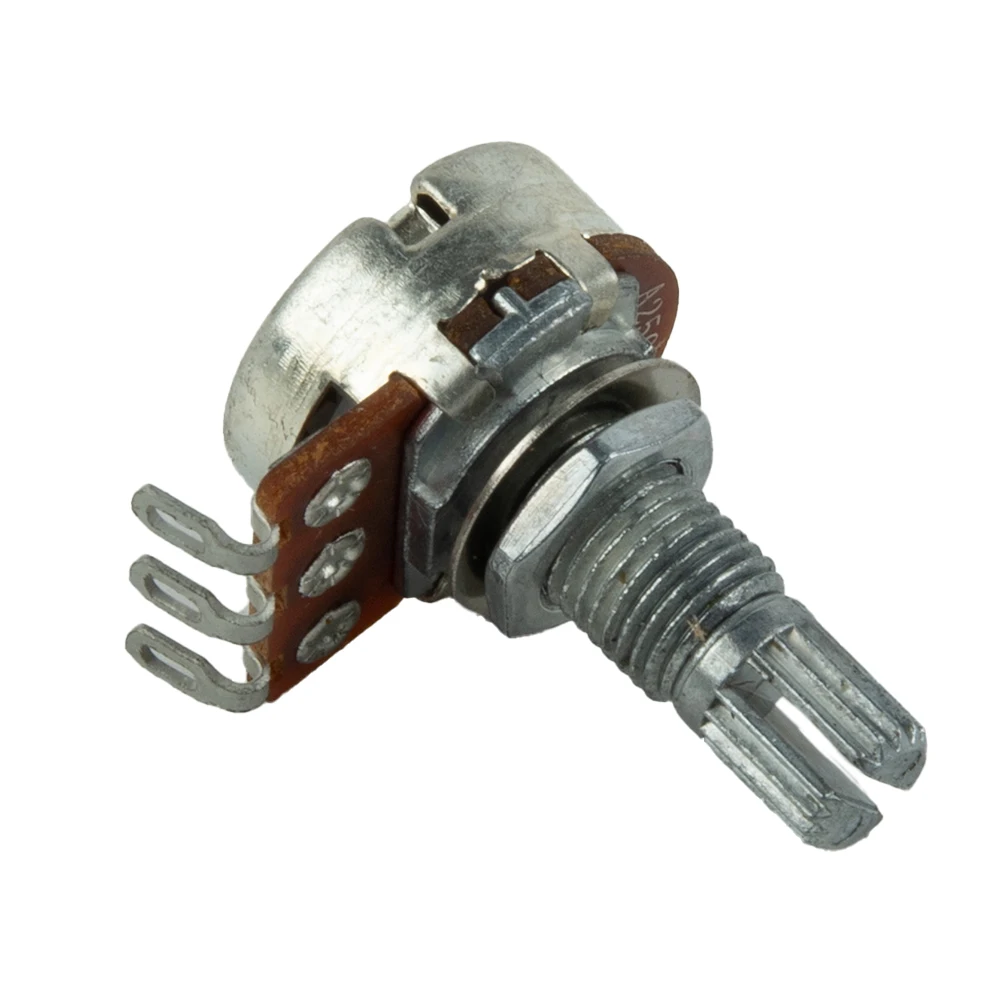 1Pc Guitar Potentiometer A250K/B250K/A500K/B500K Volume Tone 18mm Pots Shaft Length For Electric Guitar Bass Building