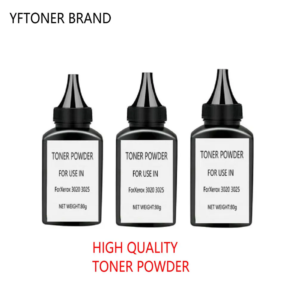 3 PC Toner Powder For Xerox Phaser 3020 Tonner WC 3025 106r02773 Cartridge Laser Printer