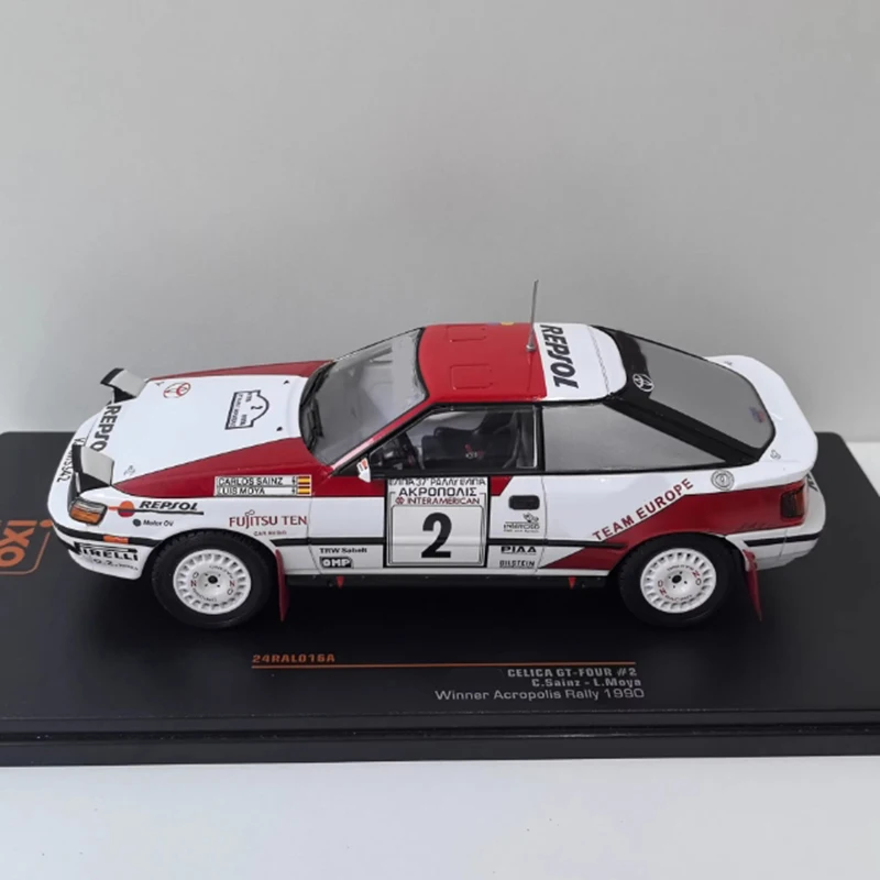 

IXO 1/24 Scale TYT CELICA GT FOUR #2 1990 Alloy Simulation Car Model Static Collection Decorated Holiday Toys Souvenir Gift