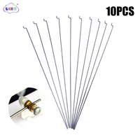 10Pcs Z-type Steering Gear Lever Diameter 1.2mm Length 20cm Stainless Steel Pull Rod Servo Lever For RC Airplane Part