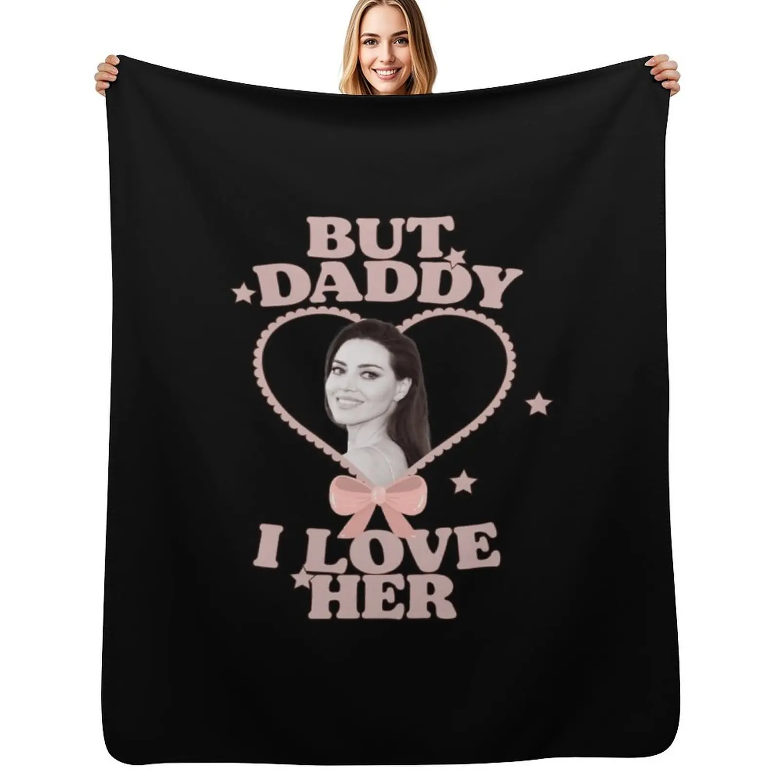 I love h? Aubrey Throw Blanket Baby Heavy for babies valentine gift ideas Bed Fashionable Luxury Blankets