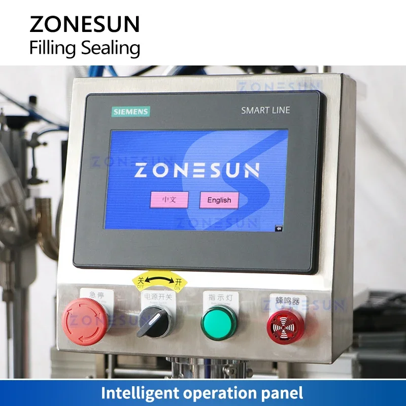 Zonesun Automatic Tube Filling Sealing Machine Plastic Tube Heat Sealing Machine Monoblock ZS-FS007U