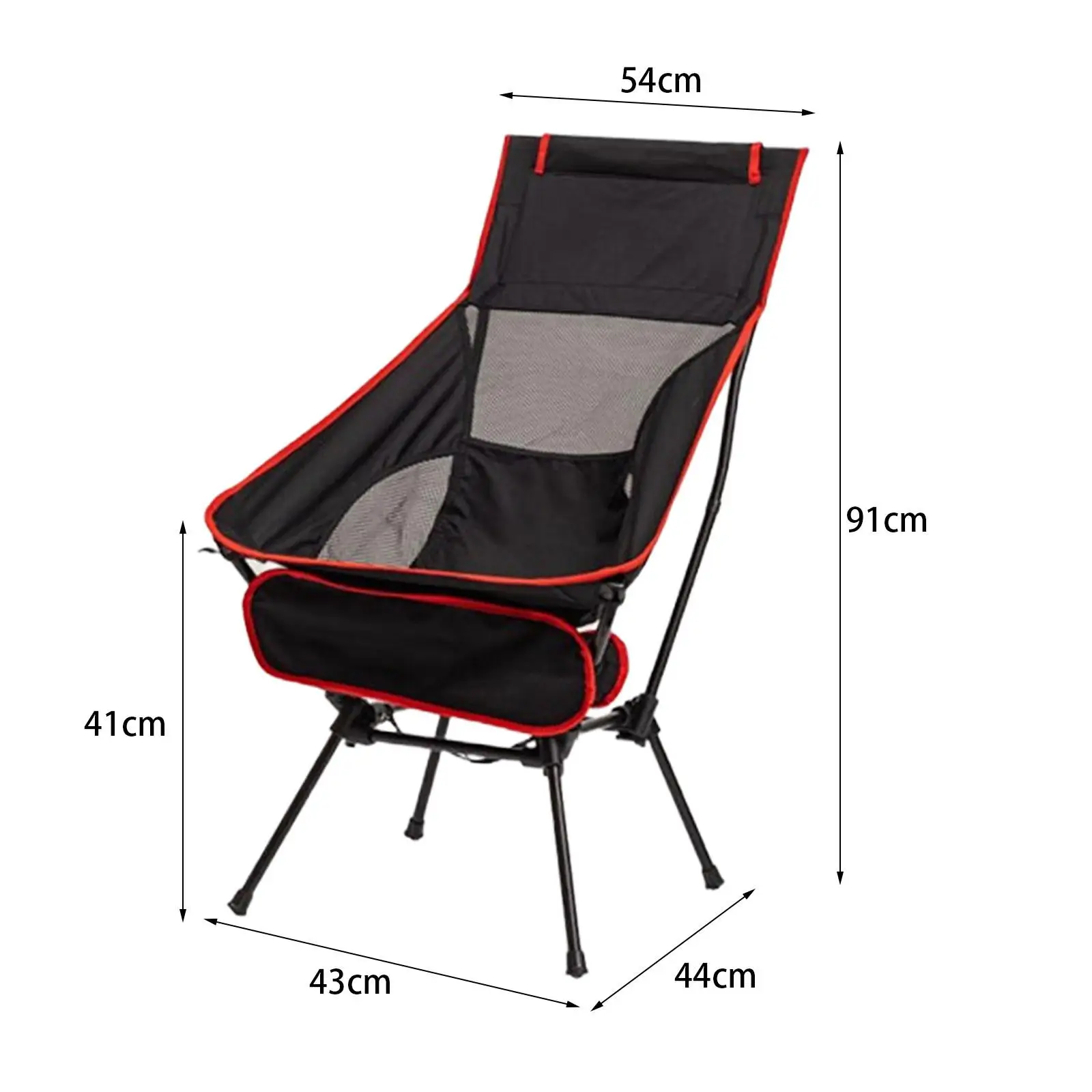 Folding Camping Chair Telescopic Stool High Back Supplies Hammock Furniture