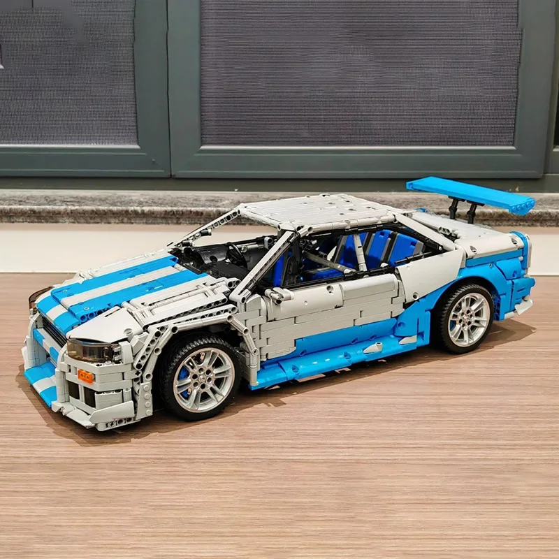 

2025 New 42210 God of War GT-R34 Sports Car Model Set Mechanical Set, Birthday Gift, Christmas Gift, Halloween Gift