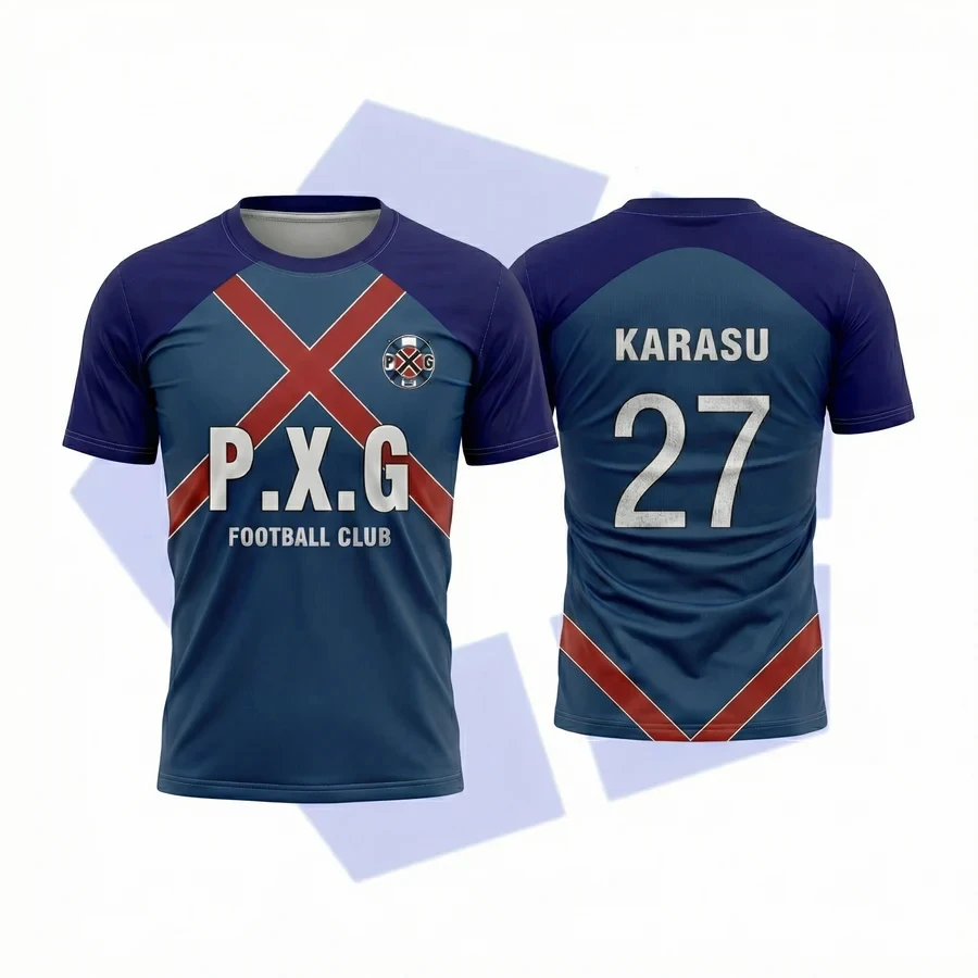 P.X.G Blue Lock Anime Fußballtrikot Nr. 9 Rin Shidou, für Kinder und Erwachsene, Cosplay, kurzärmeliges T-Shirt, lässige Streetwear, Sportoberteil. – Detail 8