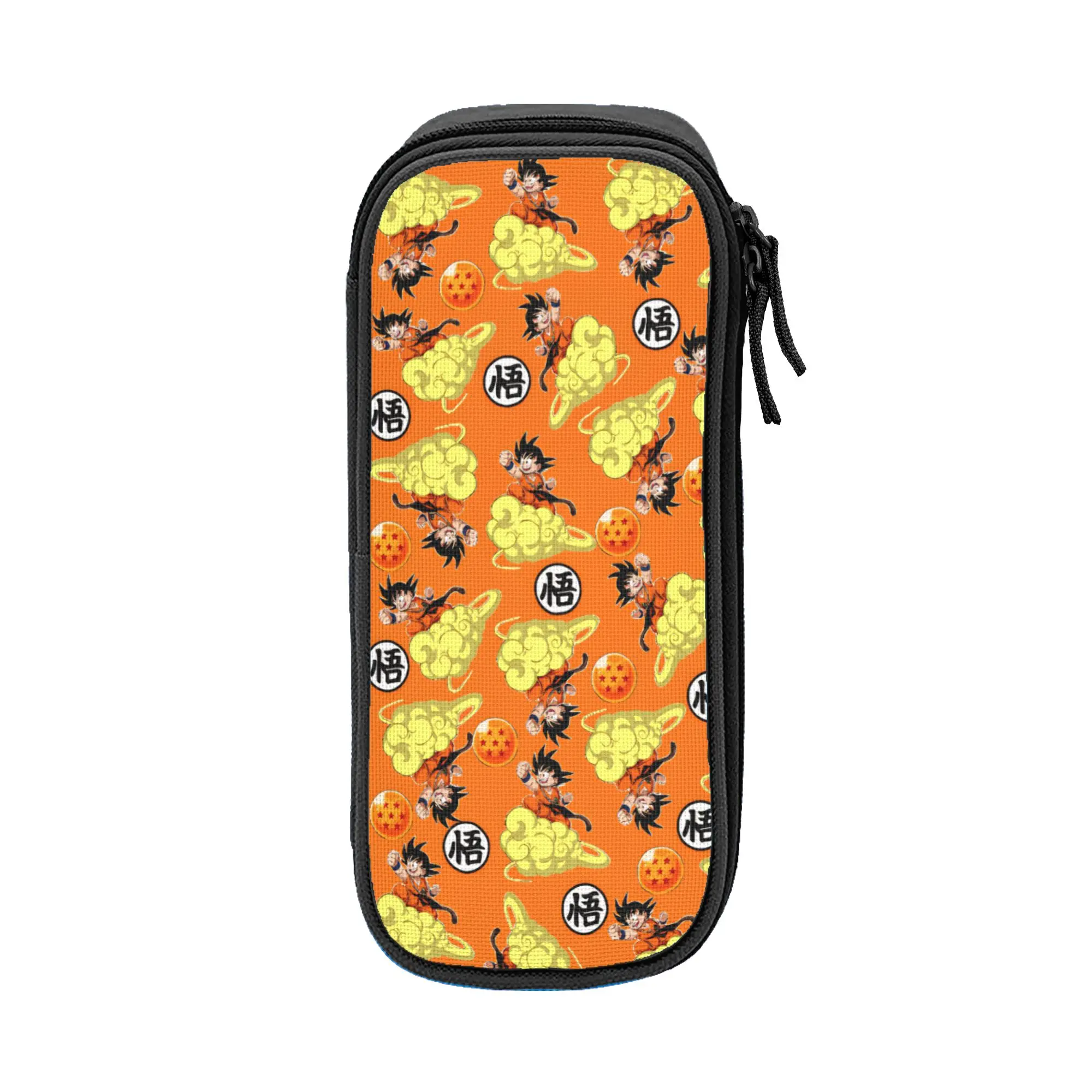 

Large-capacity Pen Box DBZ dragonballz d-dragon-ball-l Office Supplies Double Layer Pencil Box Girl Make Up Bag Birthday Gift