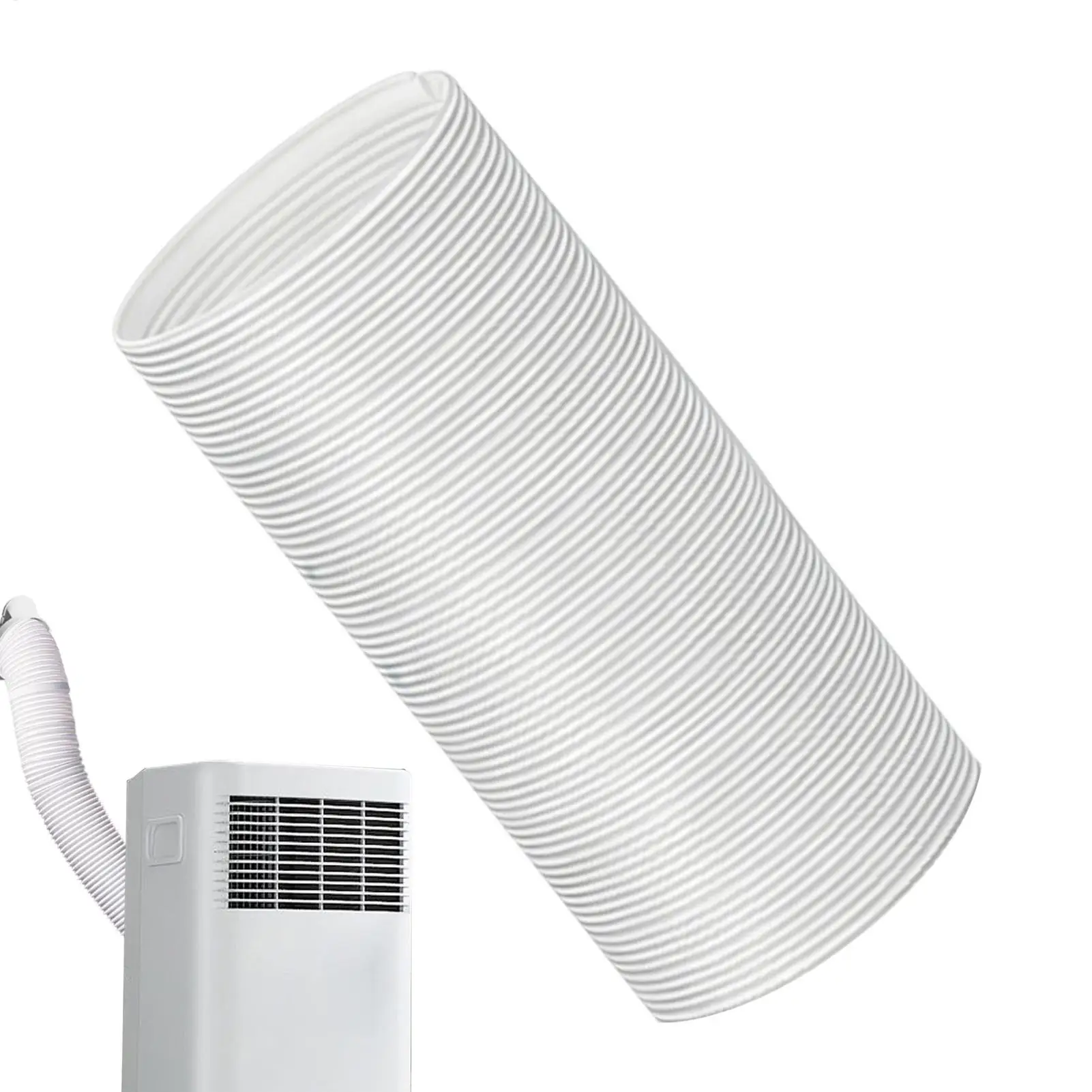 Portable Air Conditioner Vent Hose Flexible Telescopic 3 Meters Portable AC Vent Pipe for Home Dormitory Apartment Bedroom