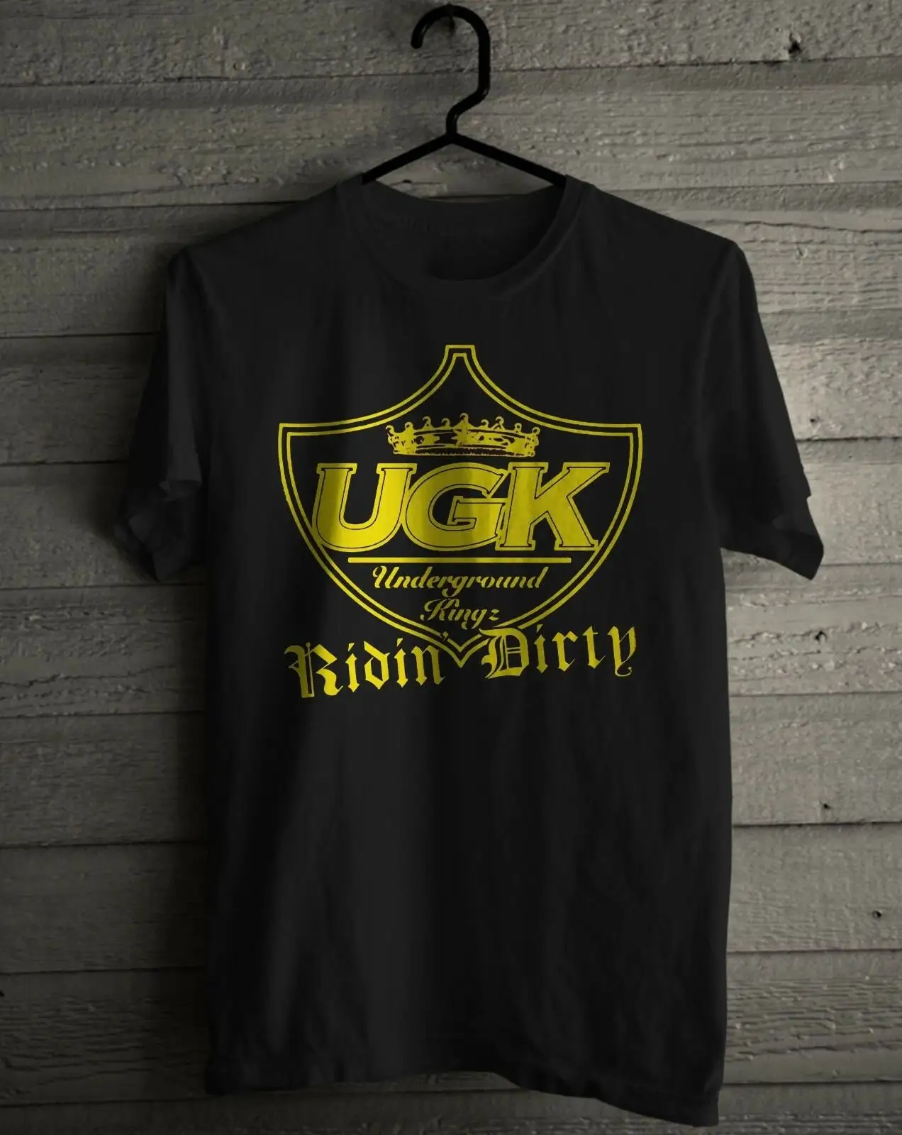 UGK UNDERGROUND KINGZ Ridin Dirty Rap Hip Hop super tight Men's T shirt