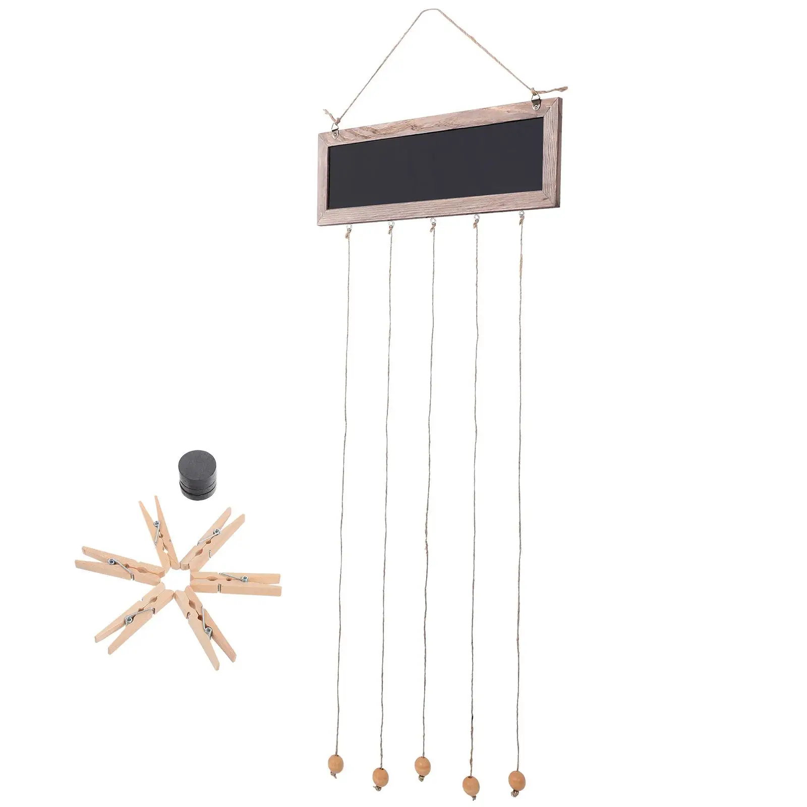 

Wooden Photo Clip 1 Set Brown Wall Picture Holder Home Decor Rustic Style Hanging Display Bedroom Christmas Gift