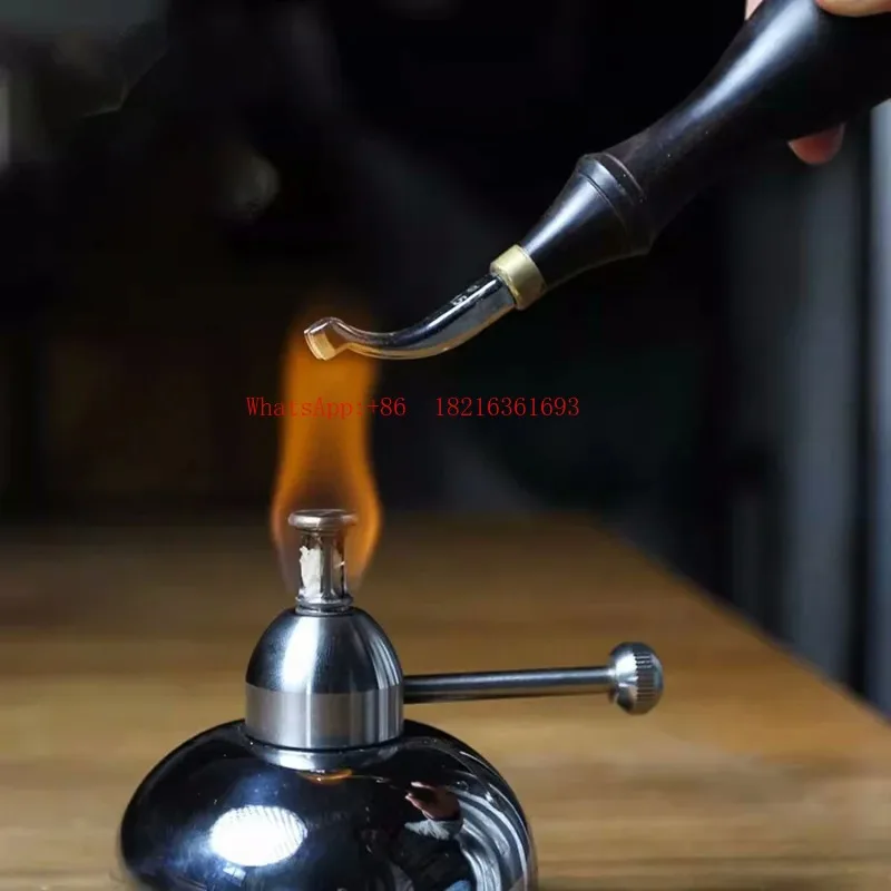 2026Adjustable Stainless Steel Mirror Polishing Lamp DIY Leather Craft Edge Press Slotting Machine Heating Tool Capacity 130ML