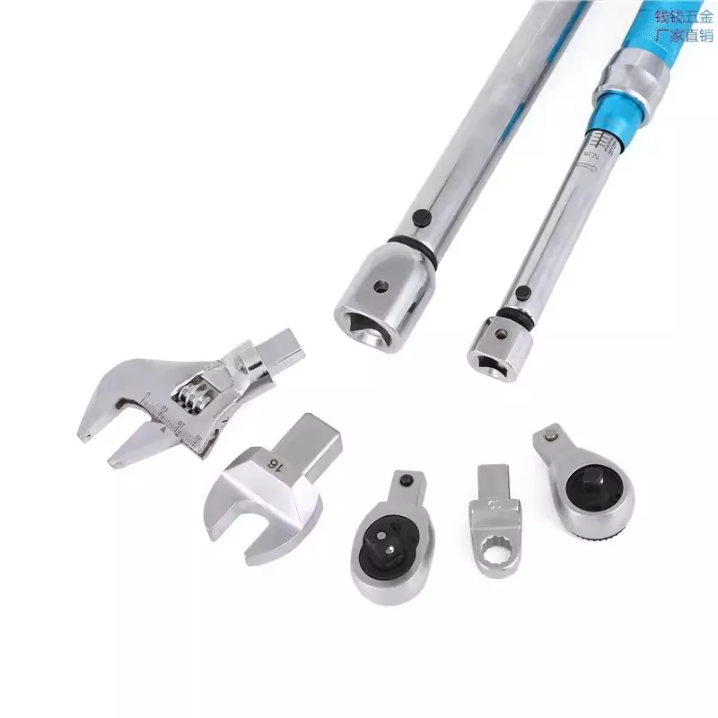 Adjustable head square wrench Adjustable kg torque wrench Auto repair sleeve adjustable head torque wrench