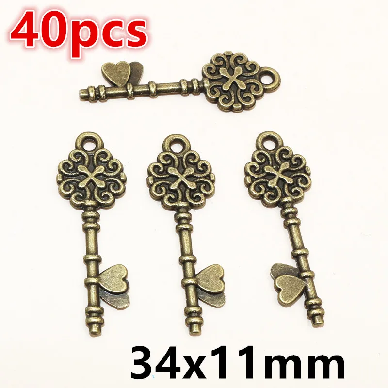 Antique Silver Plated Moon Sun Flower Charms for DIY