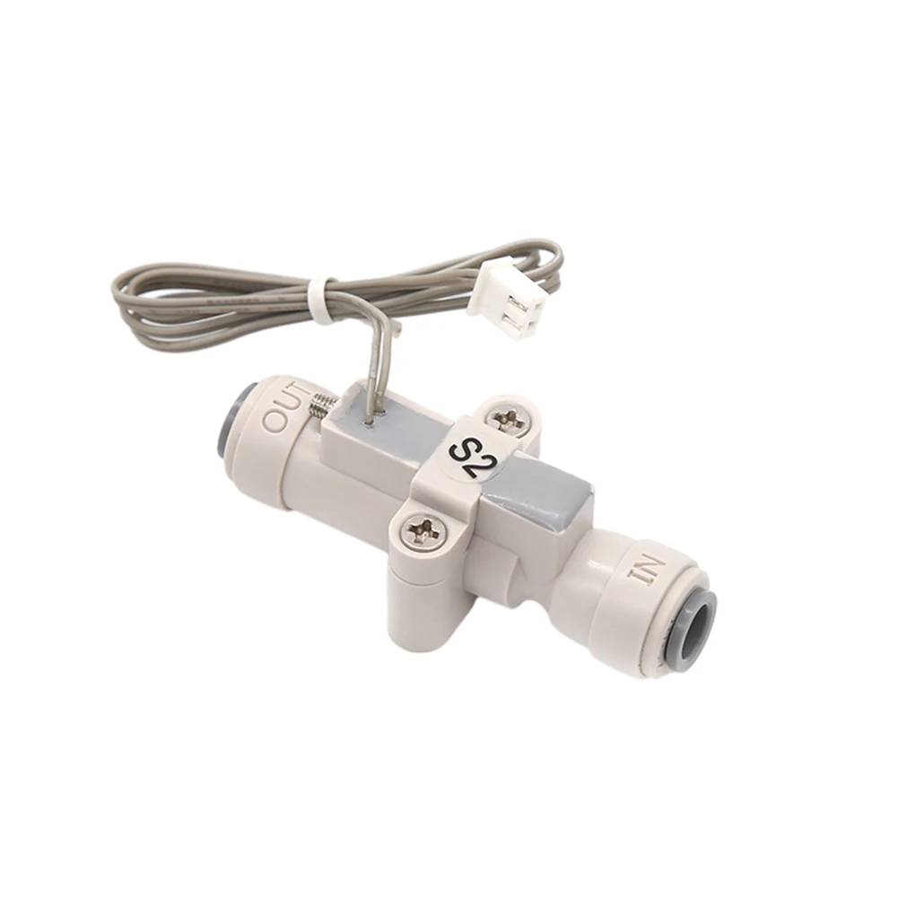 Interruptor de flujo de agua de plástico, Sensor de Control de flujo de agua para dispensador purificador de agua, alto rendimiento, 1/4"