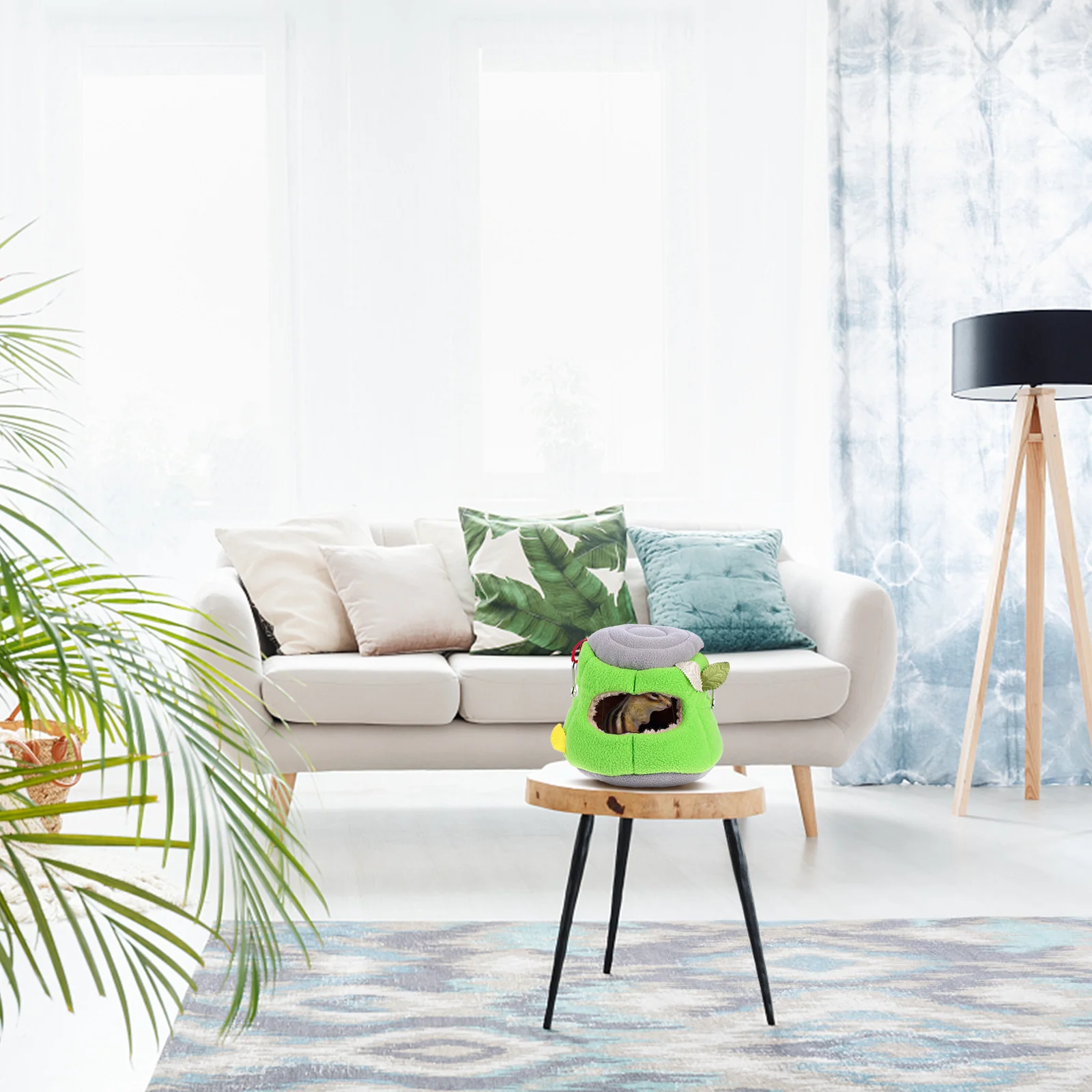 

Warm Pet Sleeping Bed For Hamster Small Pets Insulated Windproof Nest House Bag Cushion