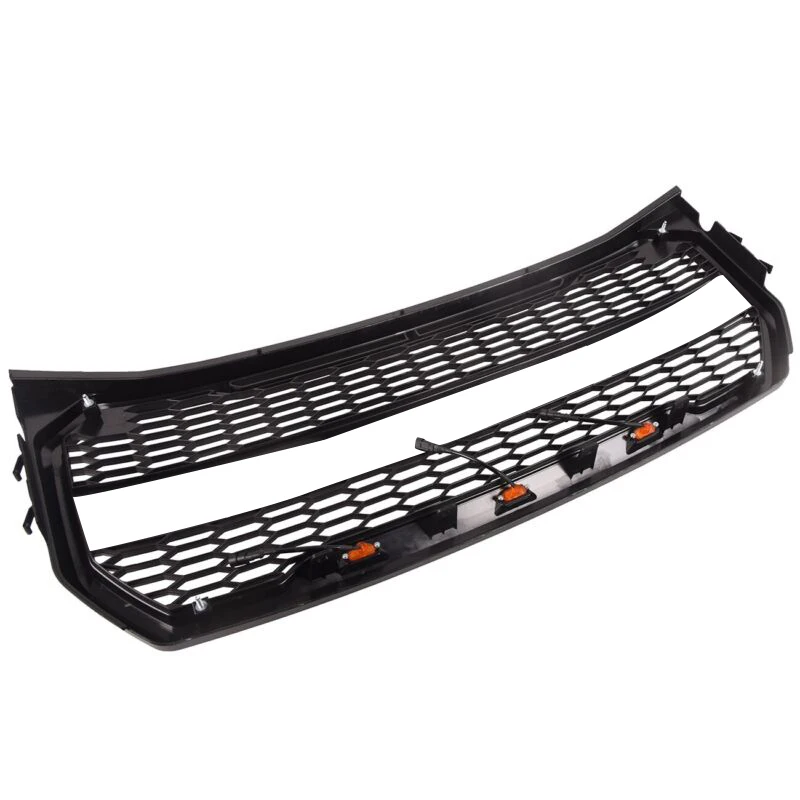 شبكة المصد الأمامي باللون الأسود لـ 2015-2017 FORD F150 F-150 Grill Raptor style #6