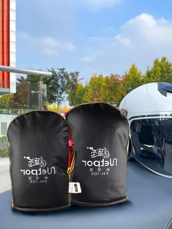 

Warm Handlebar Gloves Winter Hand Warmer Muffs Velvet Inner Layer Winter Accessory for ATVs Scooters Motorcycles