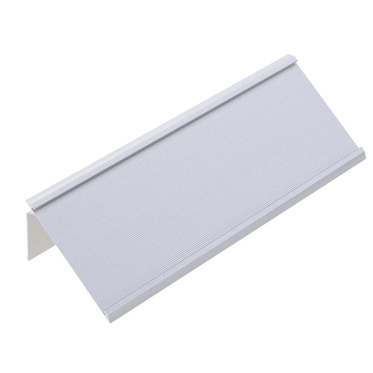 

L Shaped Aluminum Table Holder Id Badge Name Plate Business Card Case Desk Accessories Storage Solution Credit Card Organizer