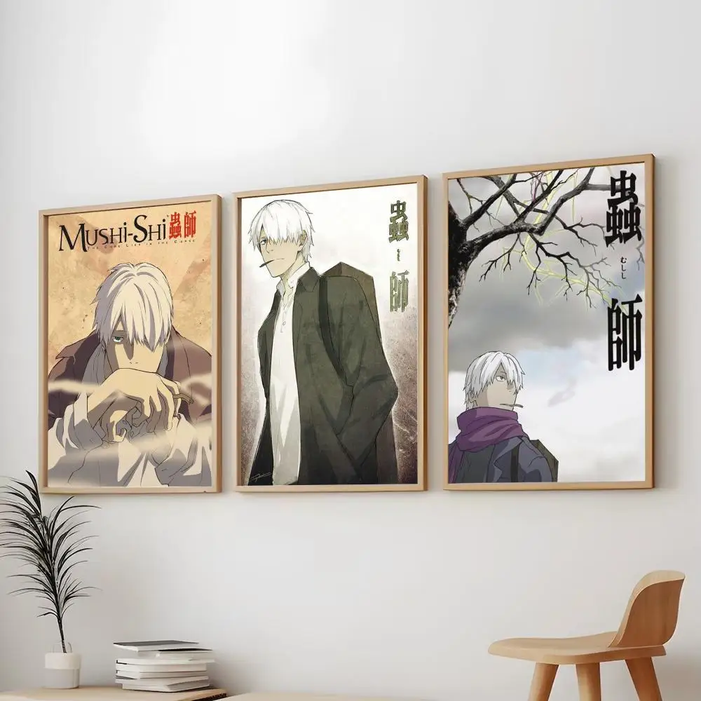 Anime M-Mushishi Painting Calligraphy Modern Aesthetic Wall Art Print Trendy Bedroom Home Decor Gift view 2