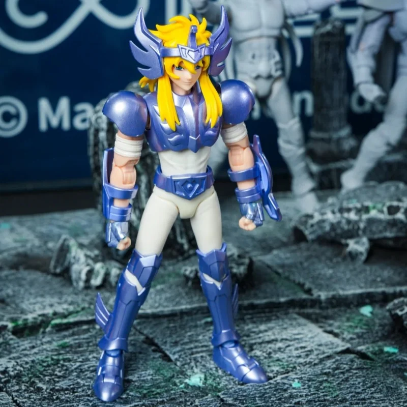 

New In Stock Genuine Blokees Saint Seiya Anime Action Figure Camus Hyoga Assembly Model Collection Doll Toy Desk Decor Boy Gift