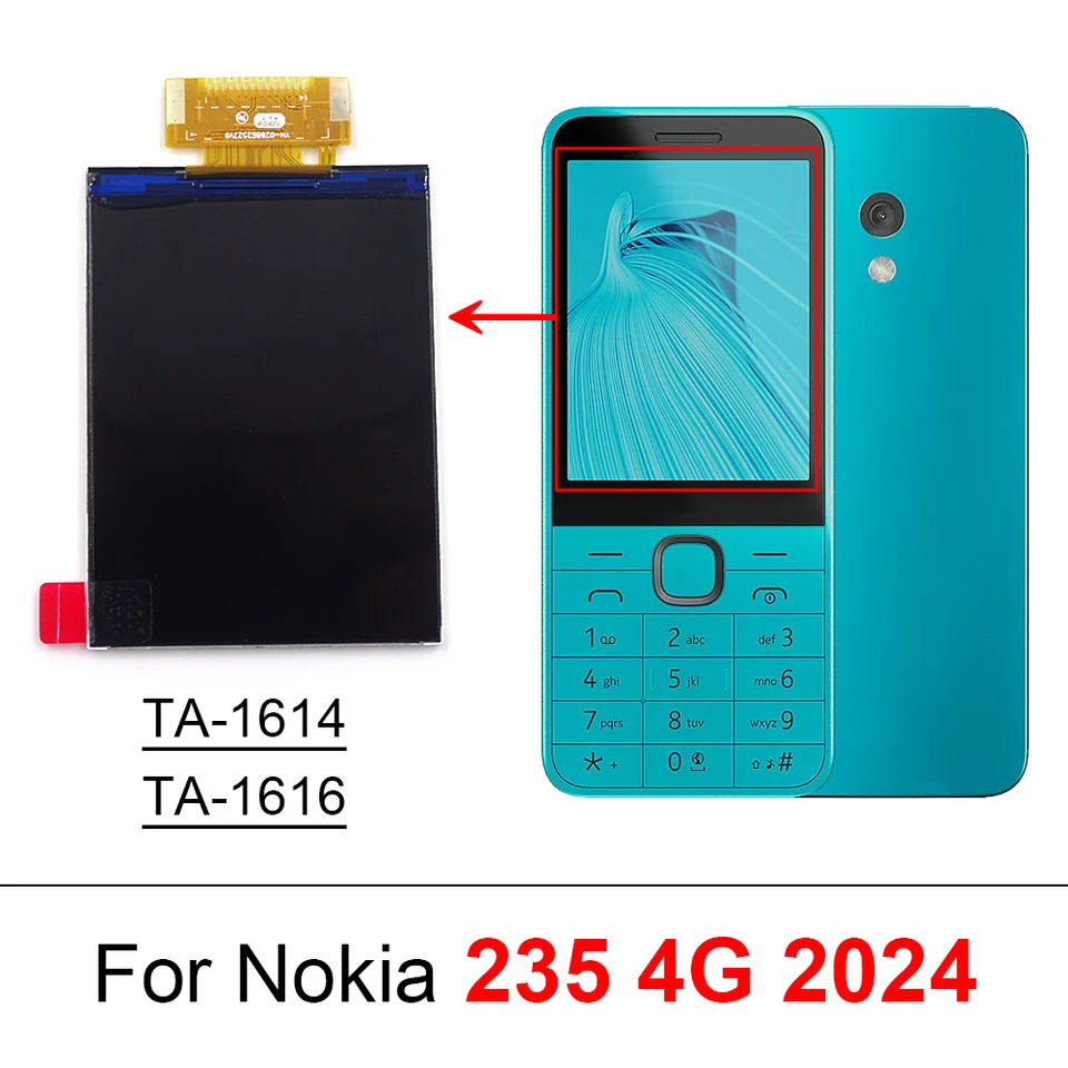 For Nokia 235 4G 2024 TA-1614 TA-1616 / 220 4G 2024 TA-1611 TA