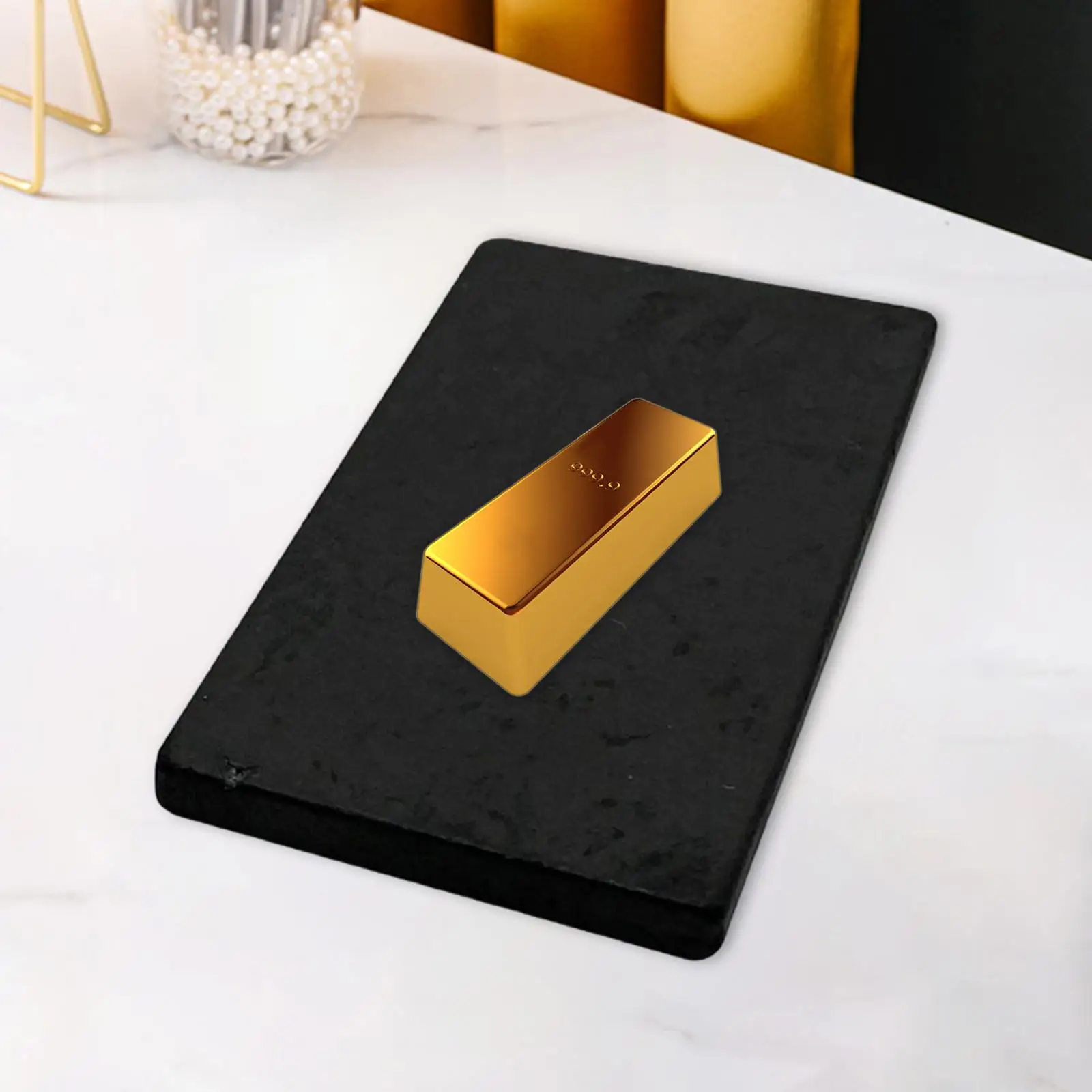 

Gold Testing Stone, Gold Detecting Stone Practical Pro Quality Examination Gold Test Stone Silver Gold Testing