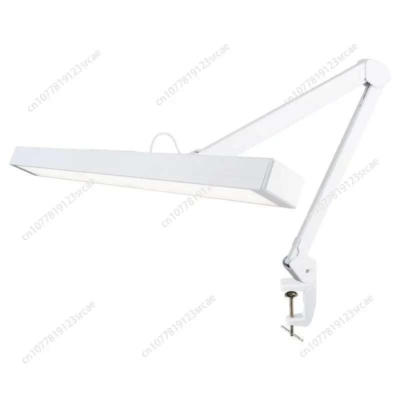 30W LED Working Clamp Light Superior 3000~6500k Flexible Arm Jeweller's Lamps Desk Mount Bench Lamp with Dimming & CCT A