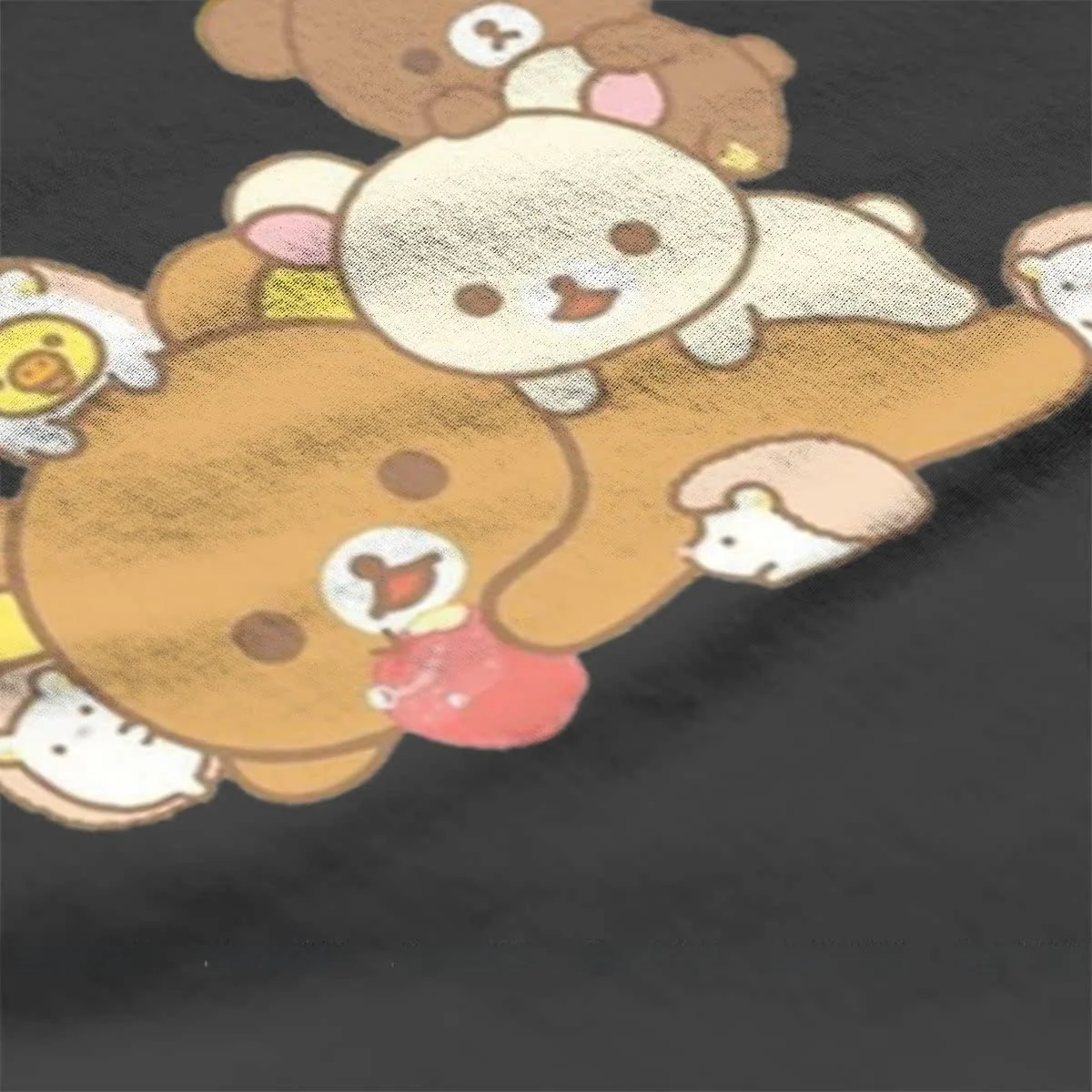 

Rilakkuma Frie Vintage Men's T-irt New Val Aphic Comfortable ay Du down Filled Winter Ladies Faion Clothing