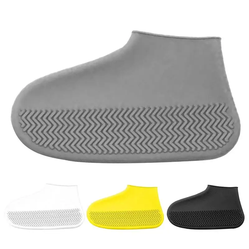 Rain Cover for Shoes Silicone Non-Slip Shoe Covers for Snowy Days Water Resistant Flexible Shoe Covers for Camping Fishing