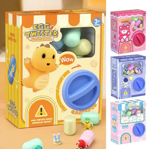 크리스마스 Lotso Gashapon 기계 계란 트위스트 기계 가정용 미니 만화 인형 그림 모델 트위스트 계란 블라인드 박스 장난감 선물