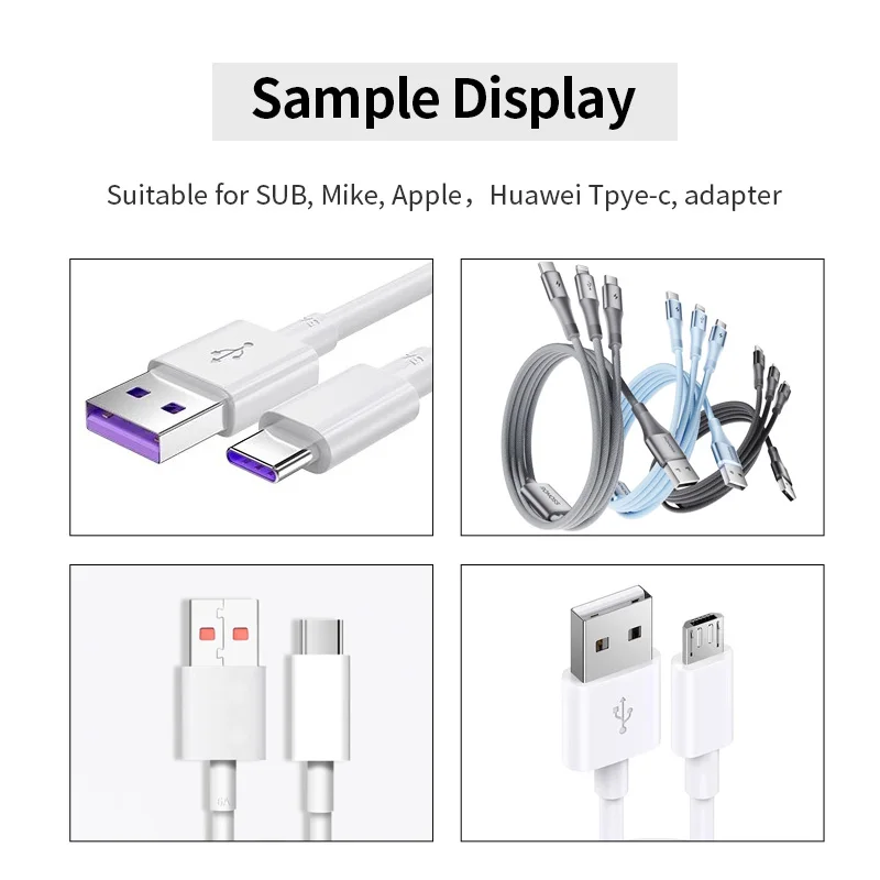 Fully automatic USB shell pushing and dispensing machine data cable adapter double-sided fast drying adhesive shell pushing