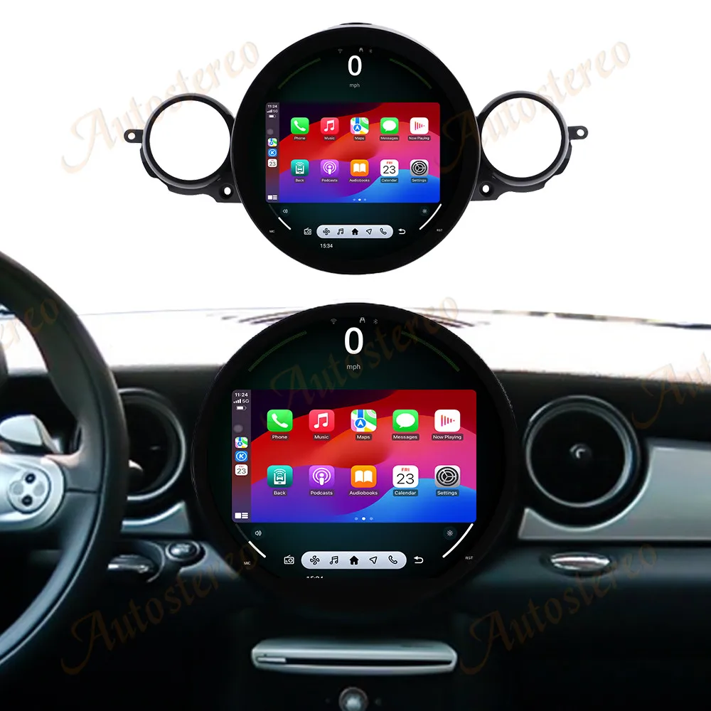 11.7 بوصة HD شاشة CarPlay أندرويد 14 لسيارات BMW mini 2007-2011 راديو السيارة مشغل وسائط متعددة نظام تحديد المواقع والملاحة رئيس وحدة ستيريو السيارات #5