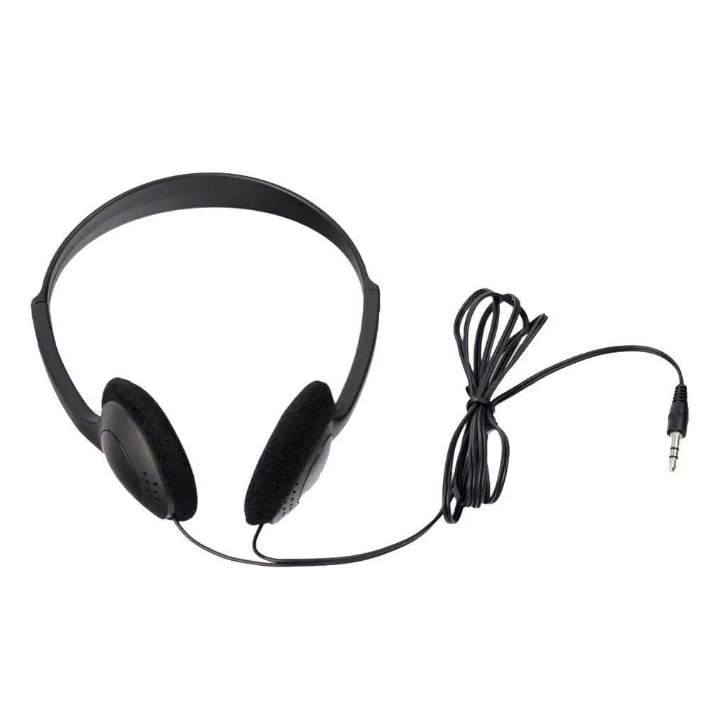 3.5mm Over-ear Headphone Headset for Studio Sound Recording Broadcasting