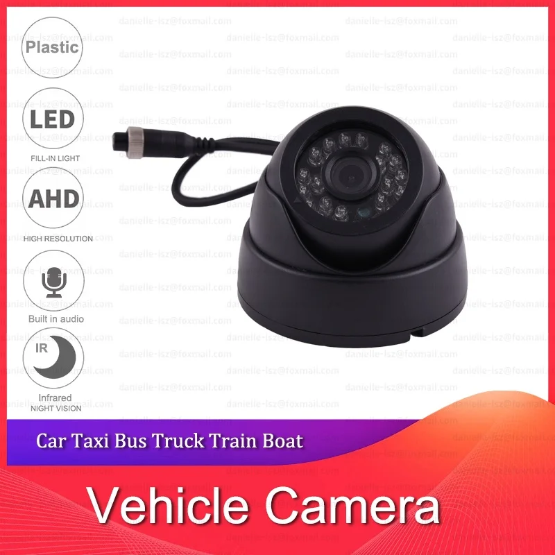 Vehicle Dome Camera AHD 1080P Indoor IR Night Vision Car Bus Truck 2.8mm Lens For MDVR