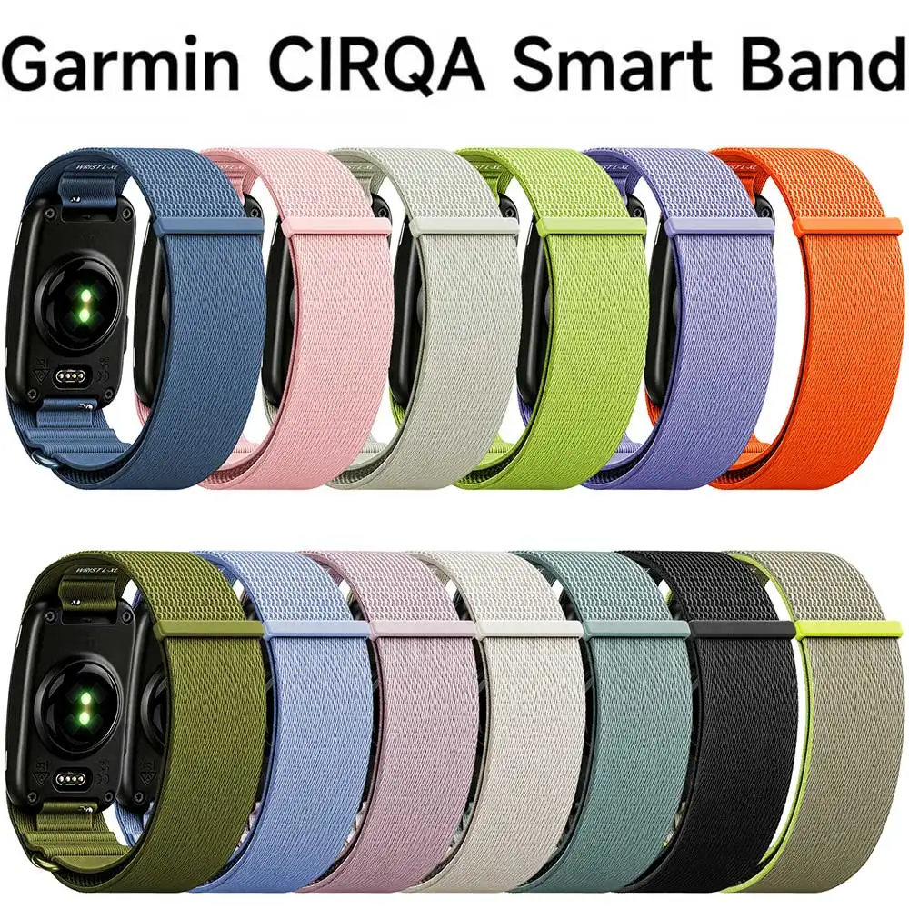 Sport Nylon Loop Strap For Garmin CIRQA Breathable Pulseira Wristband Bracelet Belt For Garmin CIRQA Band Smartwatch Accessories