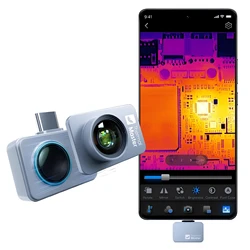 Thermal Master P2 PRO 256x192 Thermal Imager Camera With Marco Lens For Night Vision And Testing For Mobile Phoneter