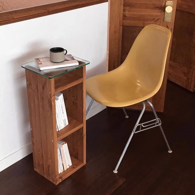 Mid-Century Eames Inspired Chair - Multi-Scene Rotating Seat with Acrylic Legs & Ergonomic Backrest for Cafe/Boutique/Home