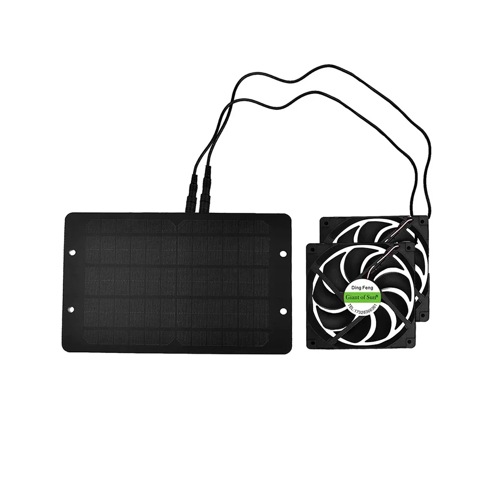 

L # For Panel Kit 10W 12V Solar Powered Panel Kit Solar Panel & High Speed Ventilation Vent Fan Solar & 4.7inch Exhaust Fan