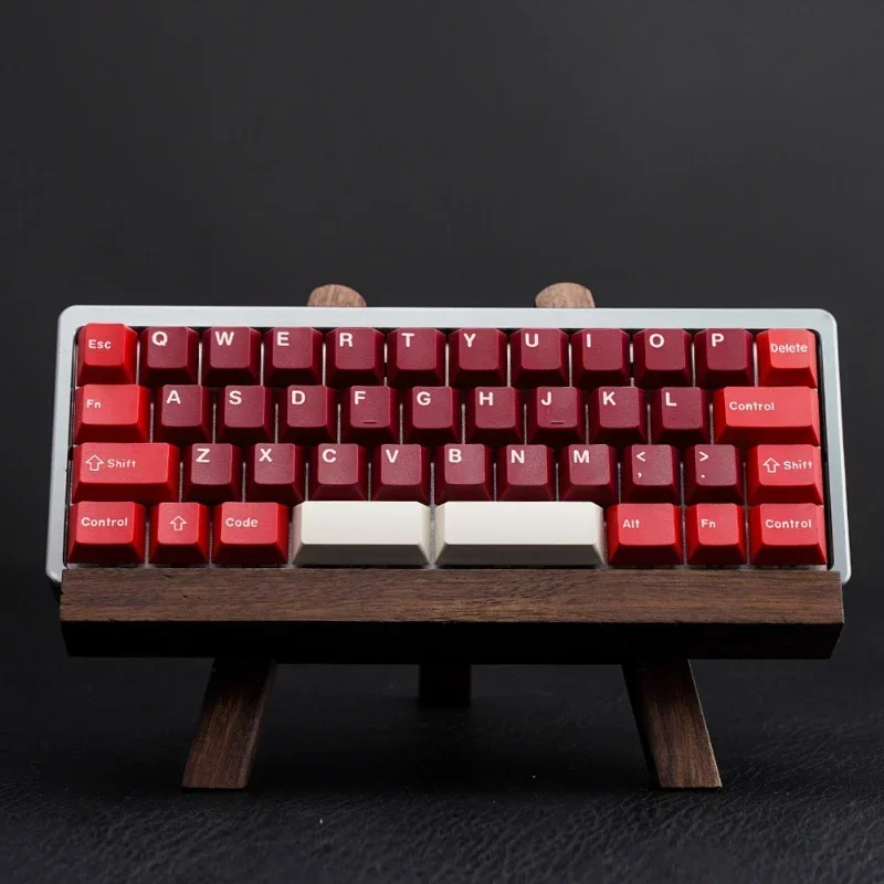 Klavye vitrin rafı Özelleştirilmiş Siyah Ceviz Mekanik Klavye Standı Ergonomi Oyuncular Aksesuarları için Klavye Depolama Standı