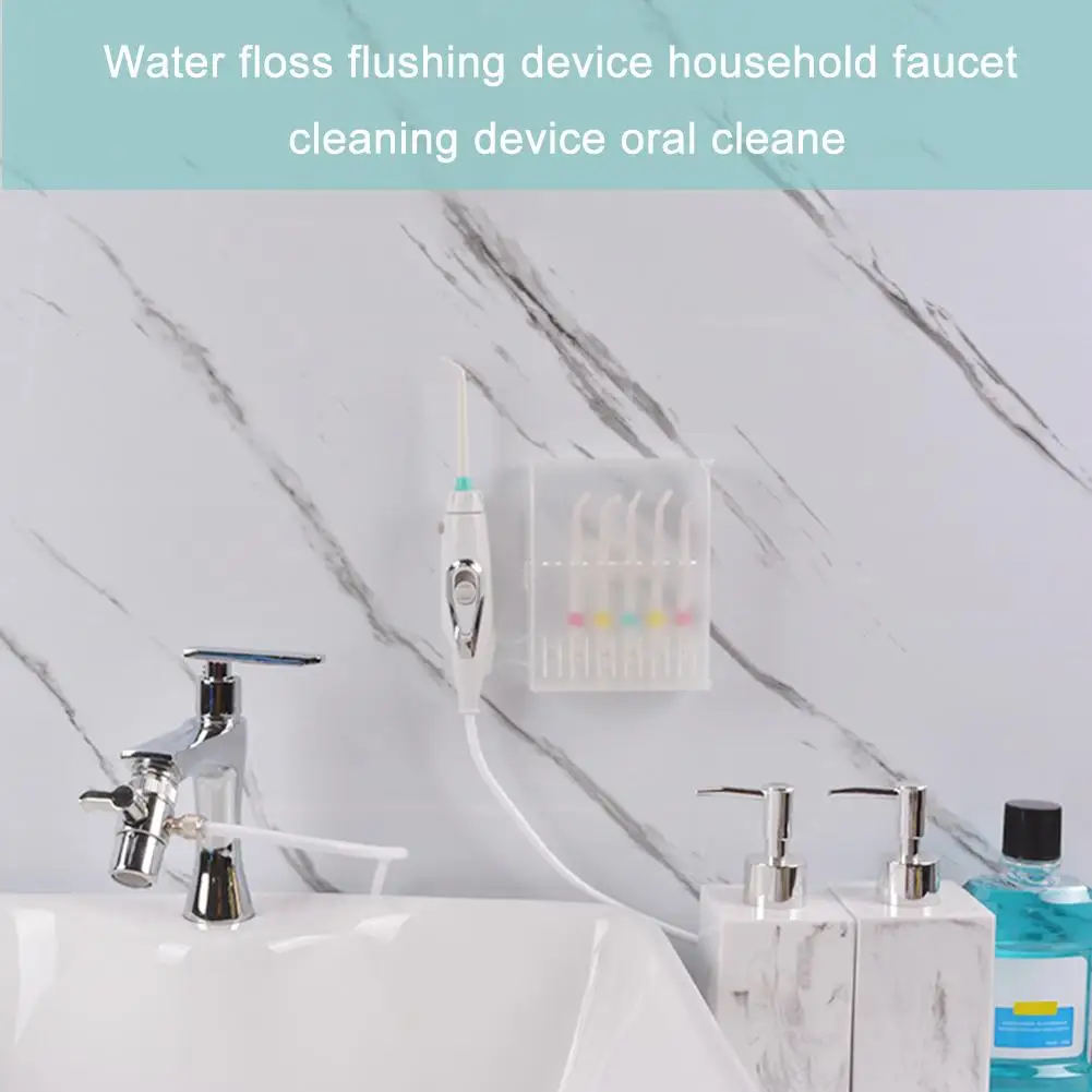 Faucet Water Dental Flosser Oral Irrigator Water Irrigation Flossing Teeth Brush