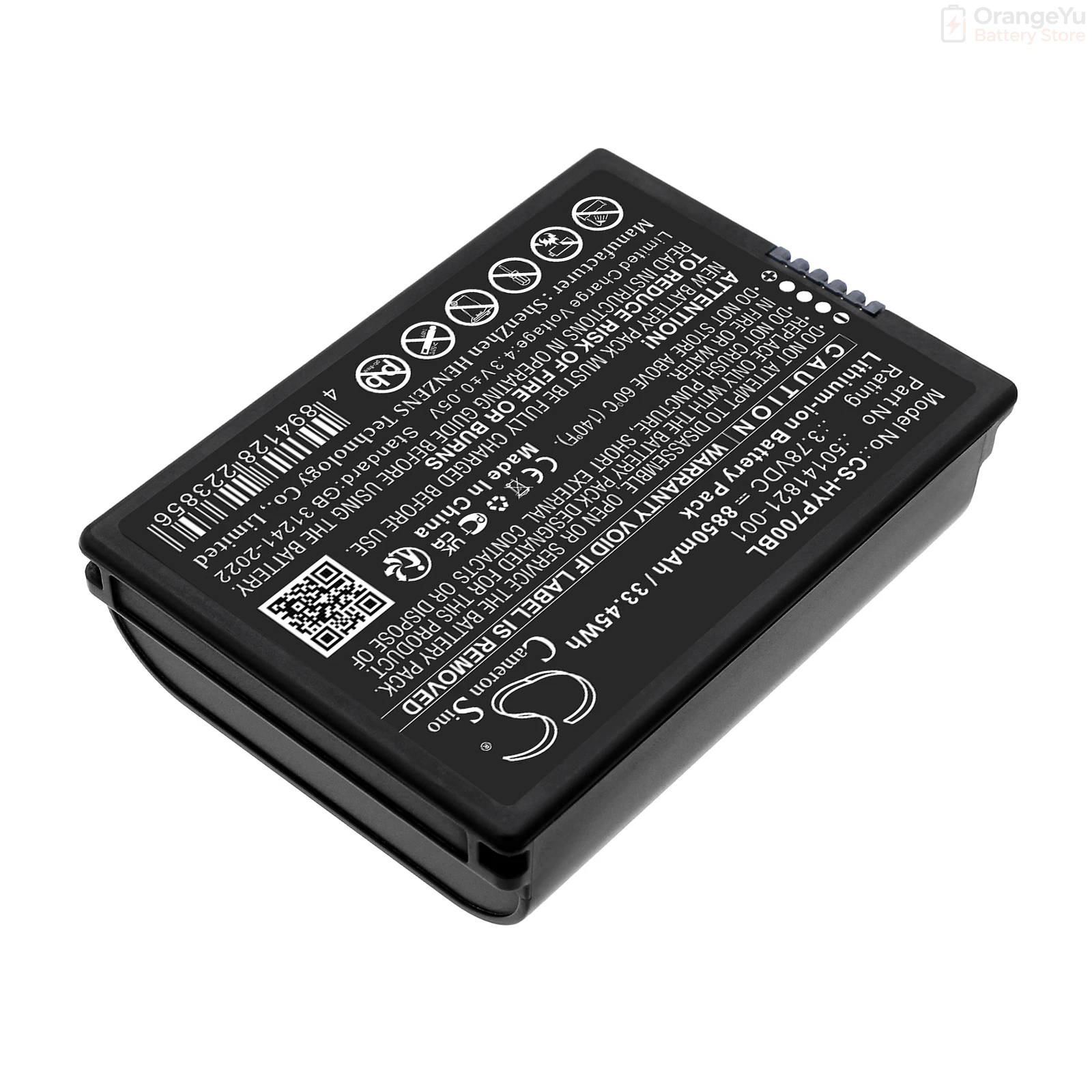 Replacement 3.78V 8850mAh Barcode Scanner Battery for Honeywell 50141821-001 ScanPal EDA70 EDA71