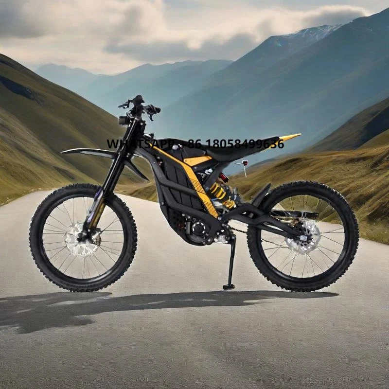 Falcon Electric Racing Dirt Bike for Adults 72V 10000W Aluminum Alloy Full Suspension Motocross Mountain Hilly Lithium Battery