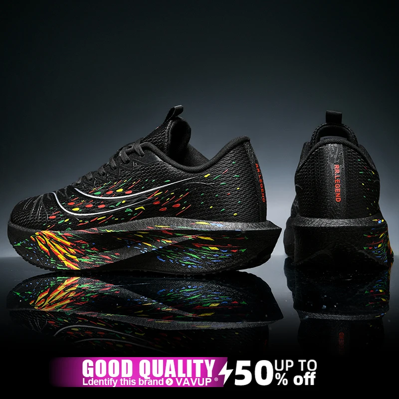 أحذية رياضية للرجال للجري من الكربون، أحذية رياضية ماراثون قابلة للتنفس وخفيفة الوزن للنساء، أحذية رياضية مريحة مضادة للانزلاق #4