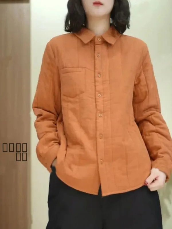 レディース ソフトで快適なコットン製 イルトジャエット アーティスティック スリ ウォーム ウィンター 2025 ファイオン 通勤 スリ スリムフィット ロングスリーブ